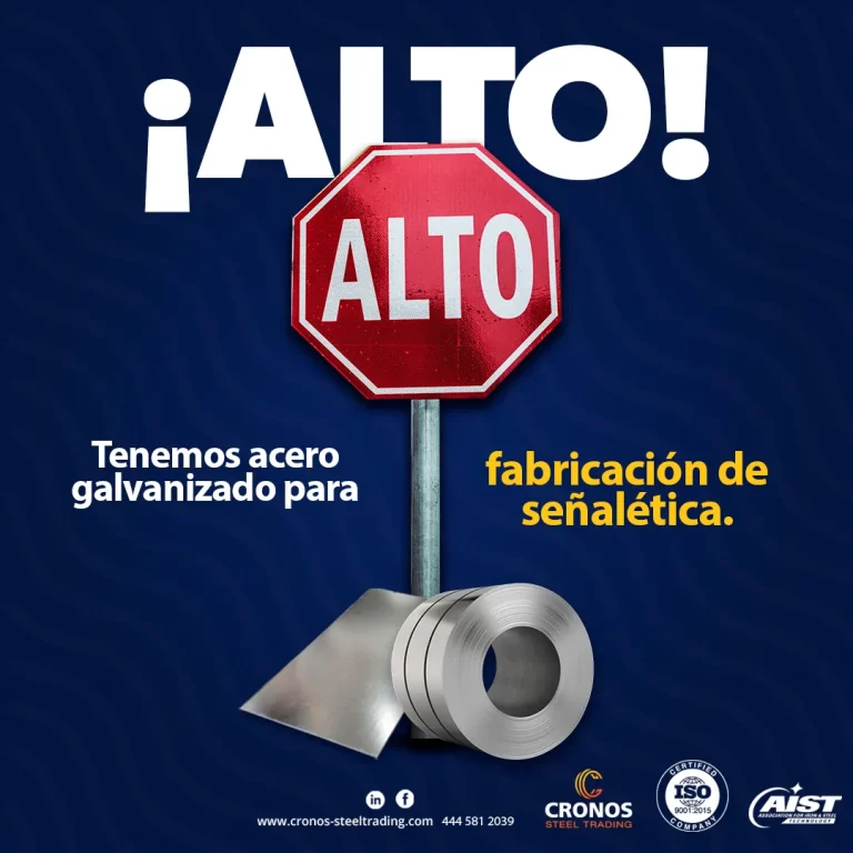 Acero para fabricar señaletica