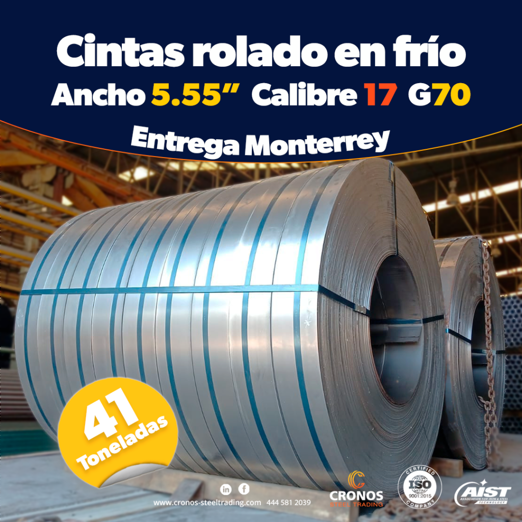venta de rollos de acero