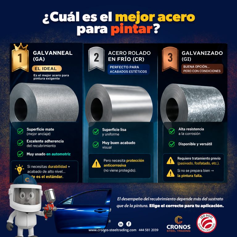 Mejor acero para pintar