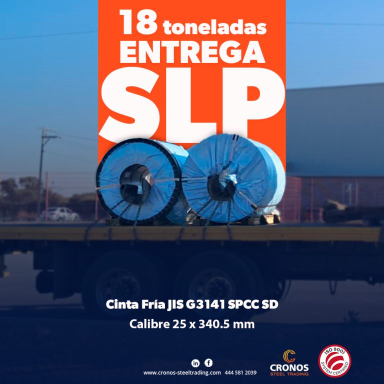 Cinta de acero rolado en frio slp