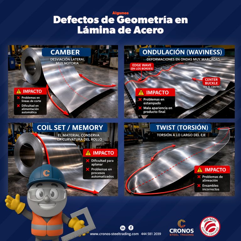 Defectos de la lamina de acero