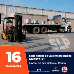 Cinta rolado en caliente decapado LA340