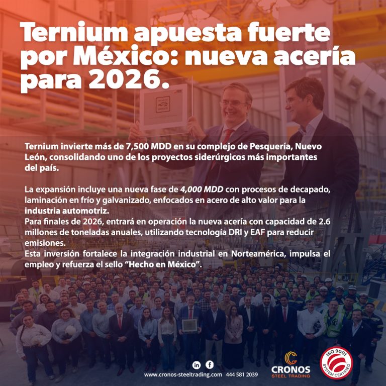 Inversión Ternium en Pesqueria